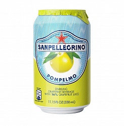 Газированный напиток Sanpellegrino Pompelmo, 0.33 л